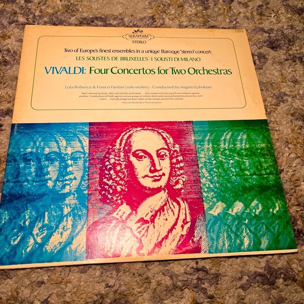 Vivaldi: Four Concertos for Two Orchestras Vinyl